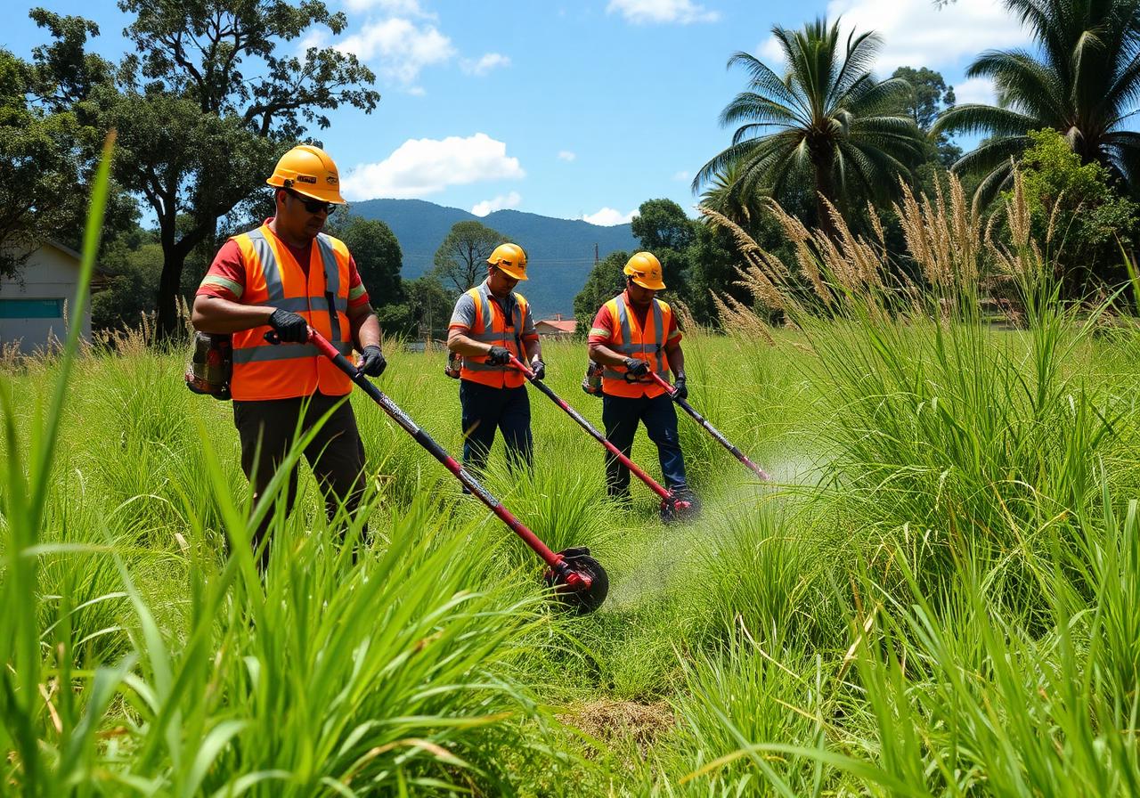 Rocería de lote industrial